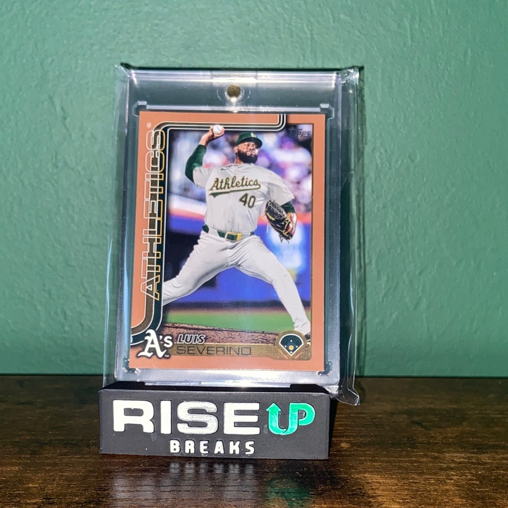 Luis Severino 2025 Topps Series 2 Bronze #437 Oakland Athletics.